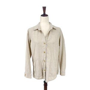 Orvis Button Up Linen Top | Small